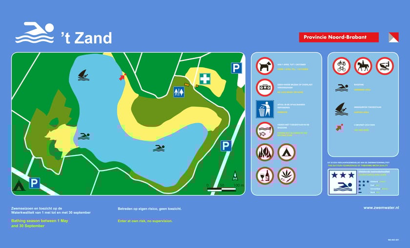 Infobord 't Zand Middenstrand