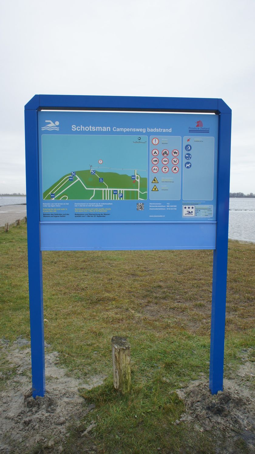 Infobord Schotsman Campensweg Badstrand