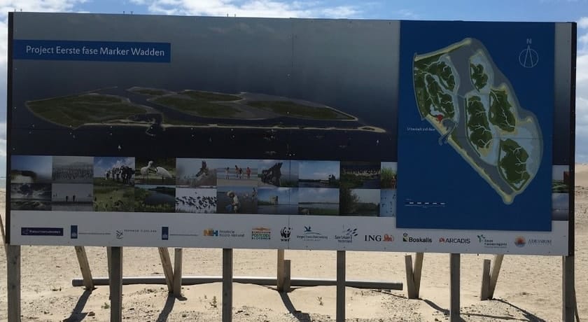 Infobord Havenstrand Markerwadden