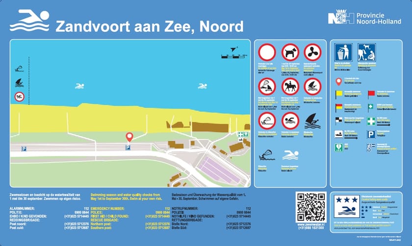 Infobord Zandvoort