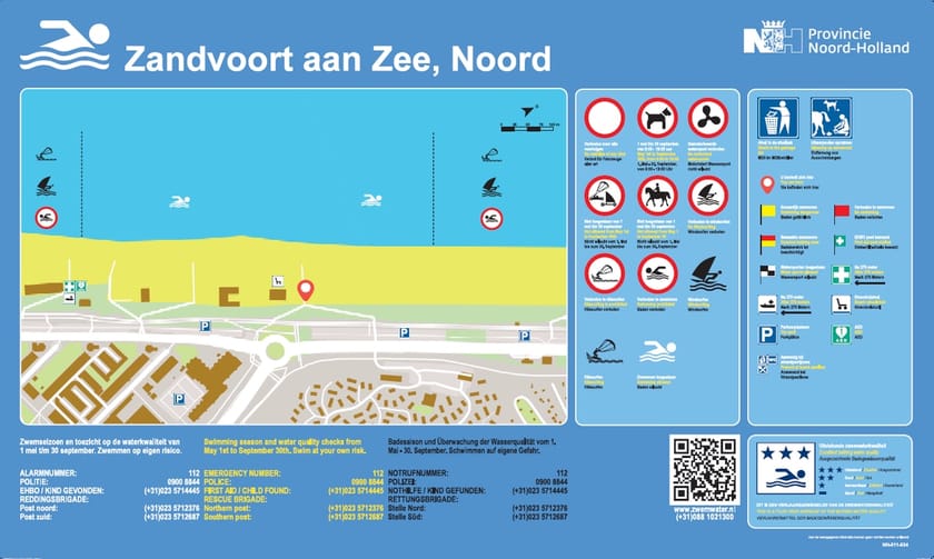 Infobord Zandvoort