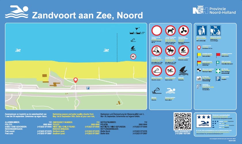 Infobord Zandvoort