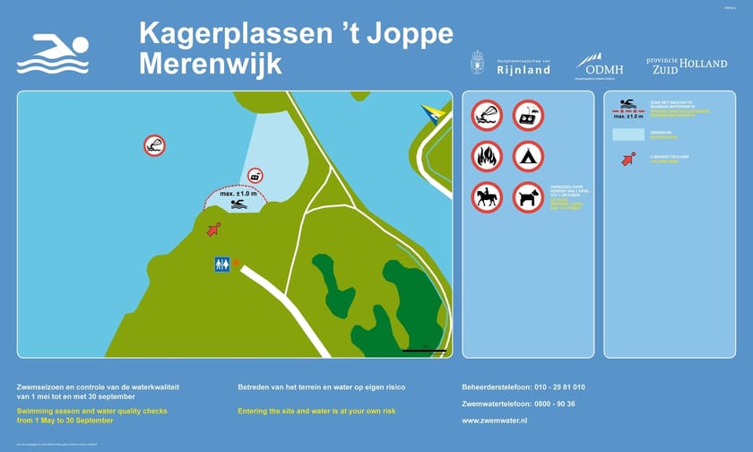 Infobord Kagerplassen 't Joppe Merenwijk