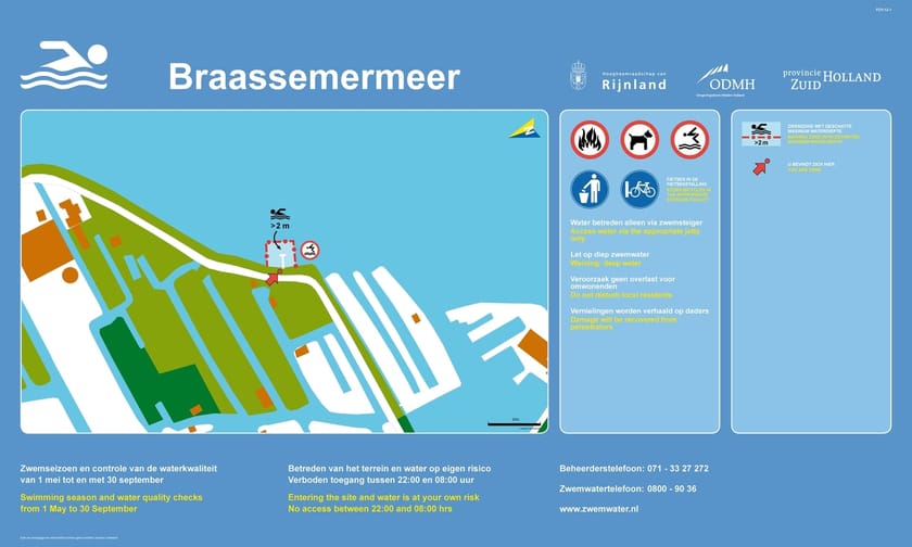 Infobord Braassemermeer