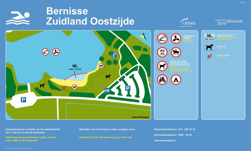 Infobord Bernisse Zuidland Oostzijde