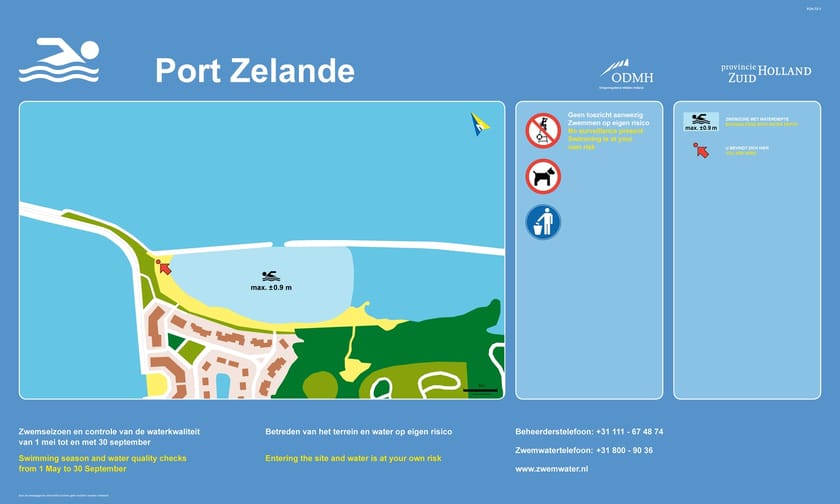 Infobord Port Zelande