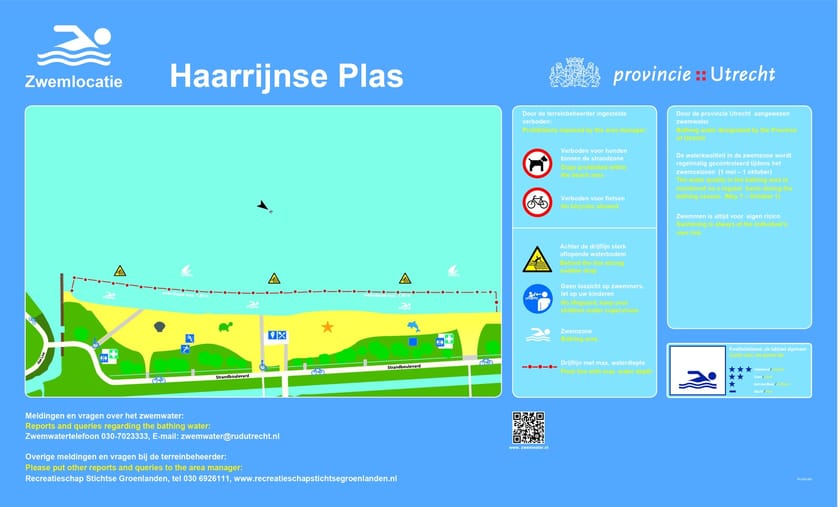 Infobord Haarrijnse Plas