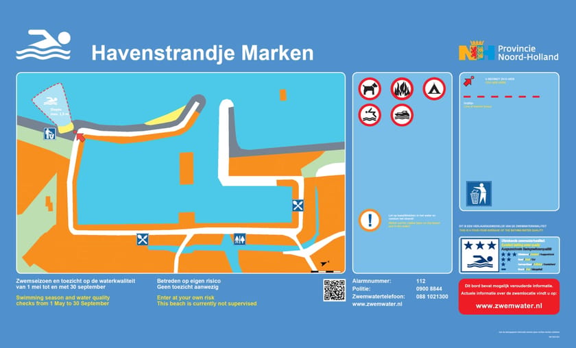 Infobord Marken