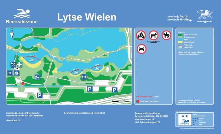 Infobord Lytse Wielen/Groene Ster