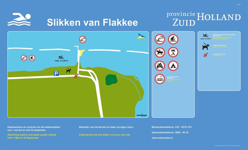 Infobord Slikken Van Flakkee