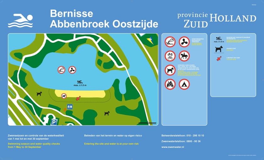 Infobord Bernisse Abbenbroek Oostzijde