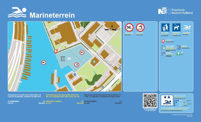 Infobord Marineterrein