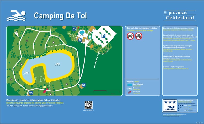 Infobord Camping De Tol