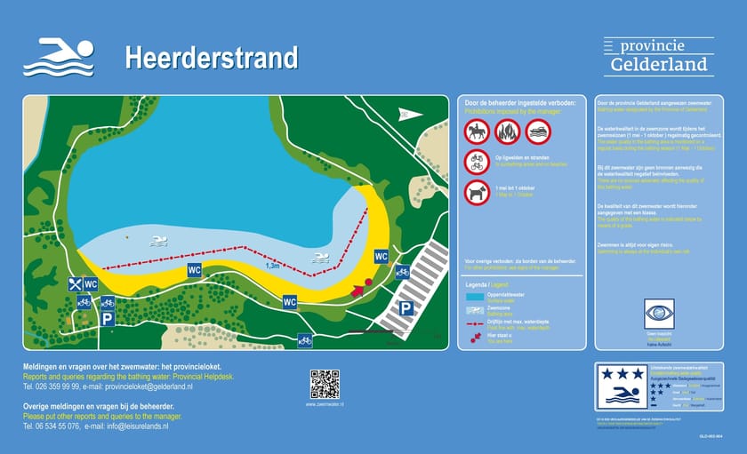 Infobord Heerderstrand Noord