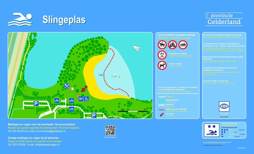 Infobord Slingeplas