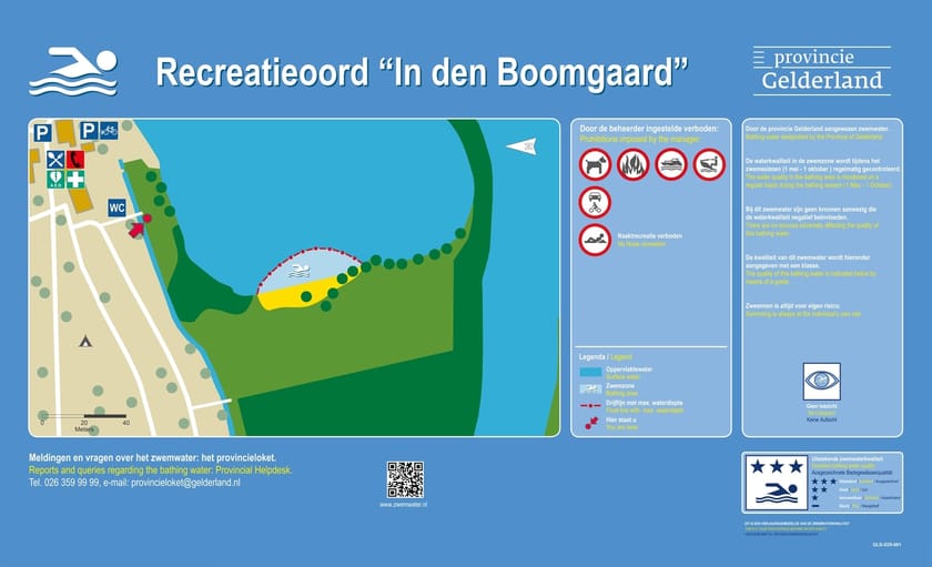 Infobord Camping In Den Boomgaard