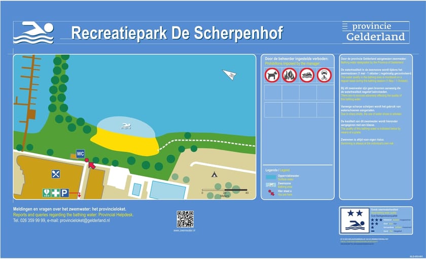 Infobord Recreatiepark De Scherpenhof