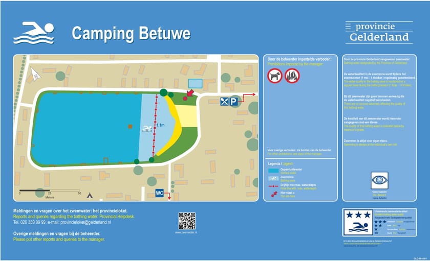 Infobord Camping Betuwe