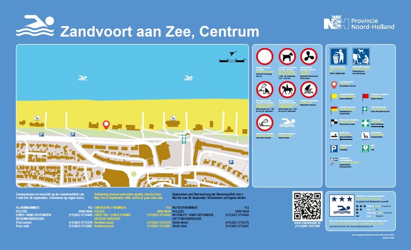 Infobord Zandvoort