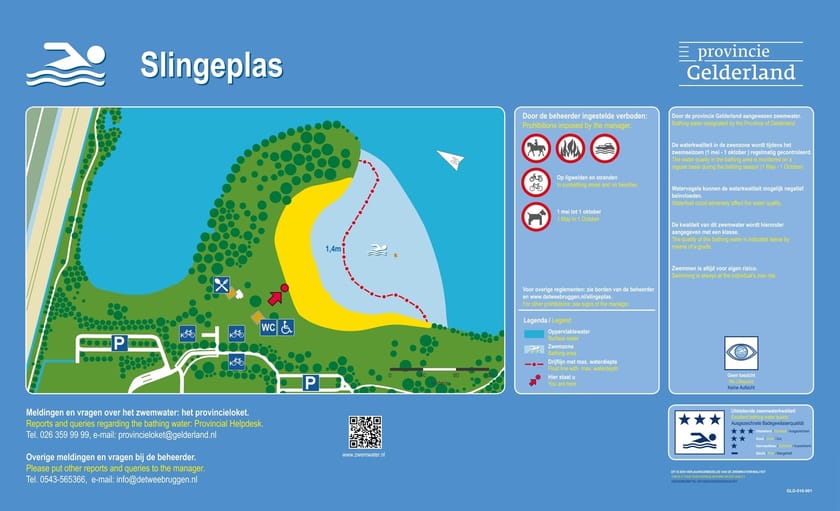 Infobord Slingeplas