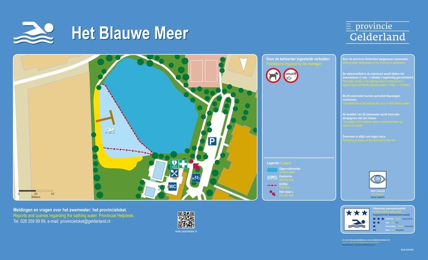 Infobord Het Blauwe Meer