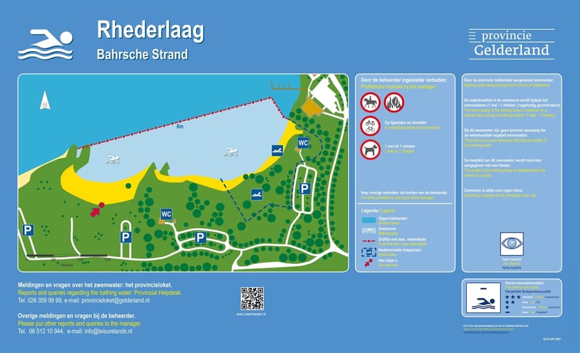 Infobord Bahrsche Strand