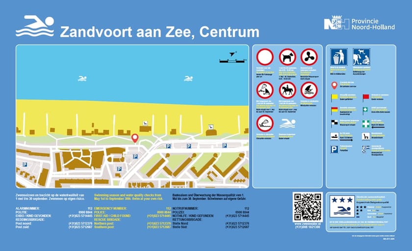 Infobord Zandvoort