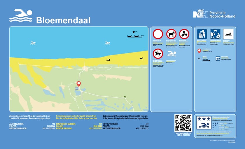 Infobord Bloemendaal