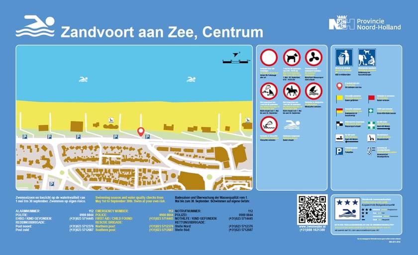 Infobord Zandvoort