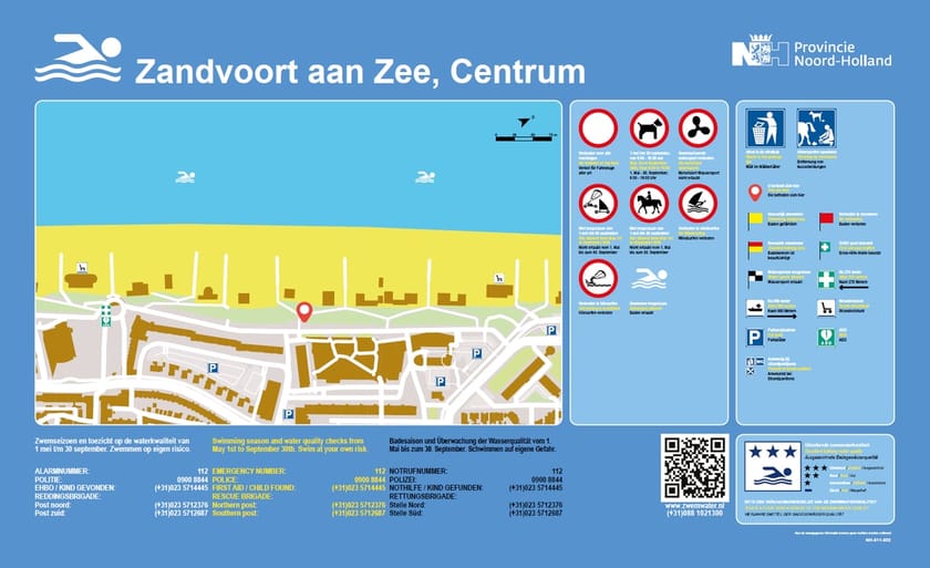 Infobord Zandvoort