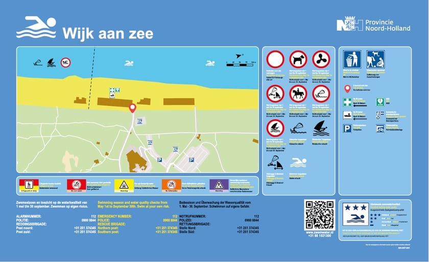 Infobord Wijk aan Zee