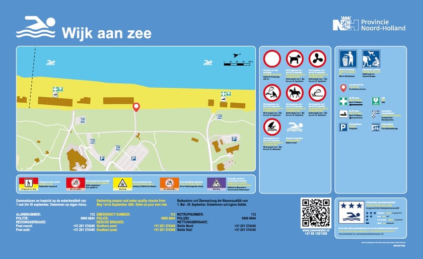 Infobord Wijk aan Zee