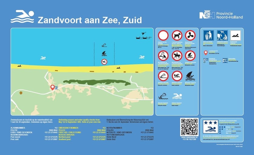 Infobord Zandvoort