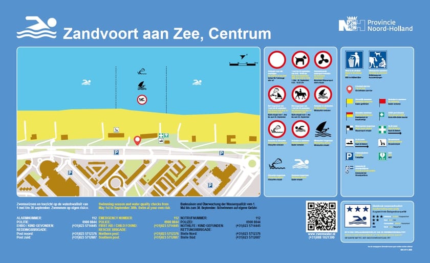 Infobord Zandvoort