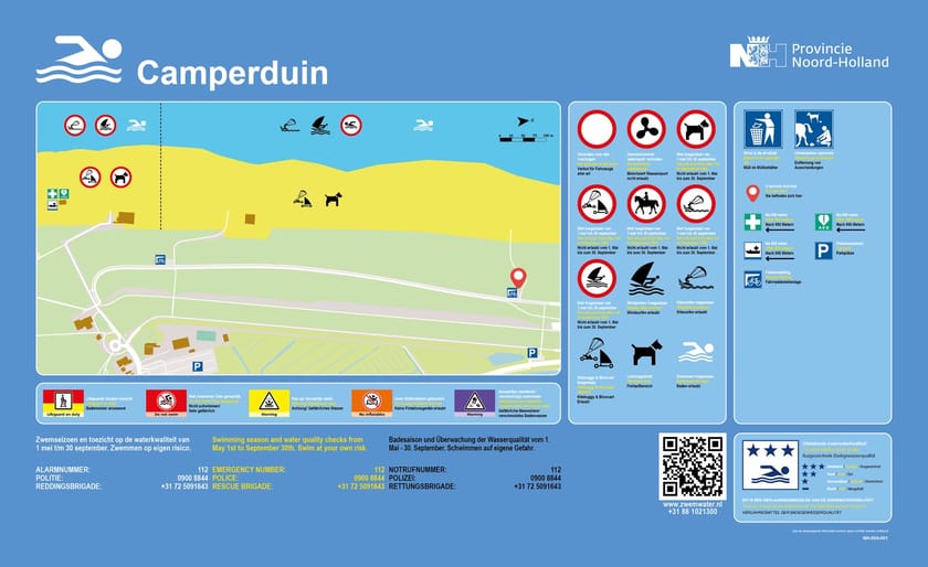 Infobord Camperduin