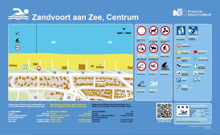 Infobord Zandvoort