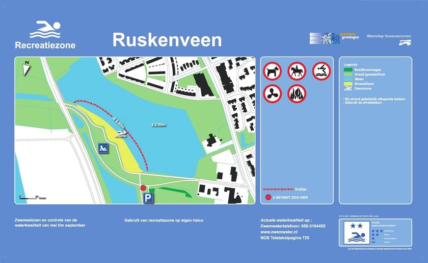 Infobord Ruskenveen, Groningen