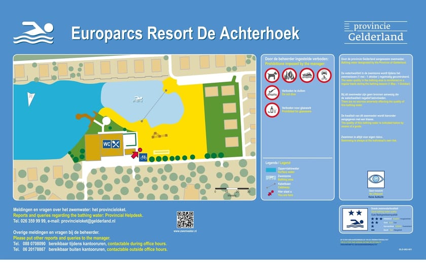 Infobord Europarcs Resort De Achterhoek